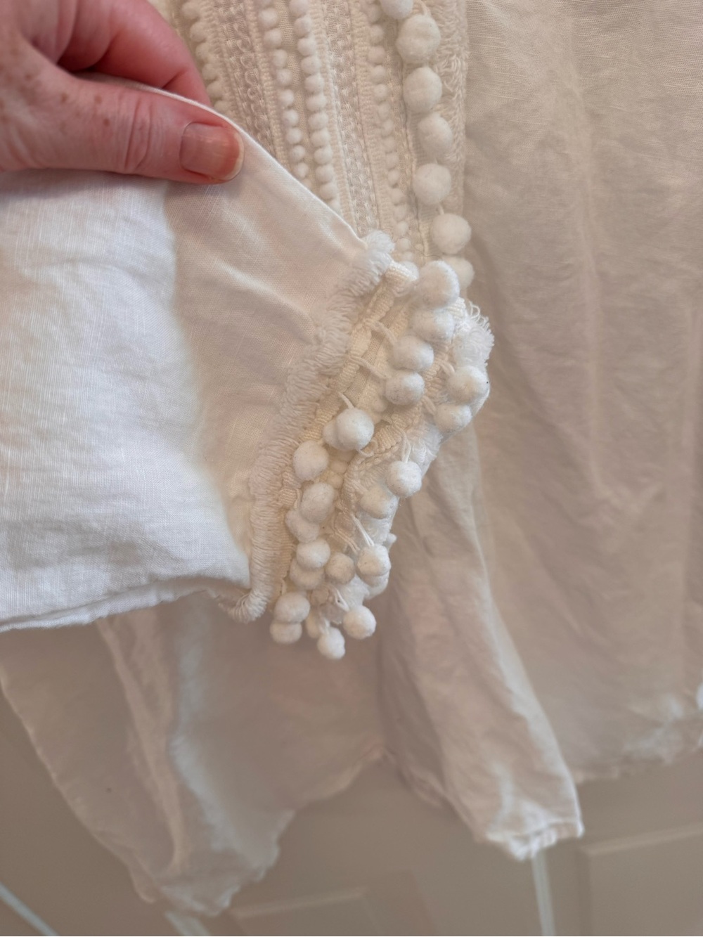 Chico’s // Pompom Linen Tunic - Picture 3 of 6